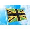 3x5 Foot Jamaican Union Jack UK Style Flag: Single Sided