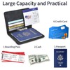 KAOBAN Passport Holder, Passport Cover with Credit Card Slot and