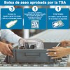 CGBE Set de 3 Neceseres de Viaje Impermeables - Transparente
