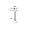 EMSea Pack of 4 AntiLuce Fastener Drop Lock M12x75mm Drop