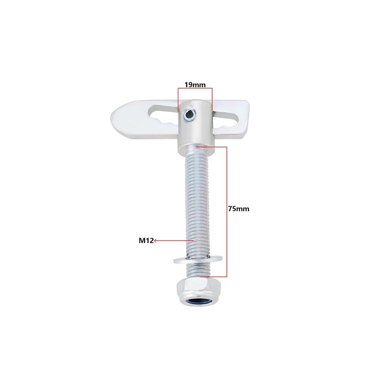 EMSea Pack of 4 AntiLuce Fastener Drop Lock M12x75mm Drop