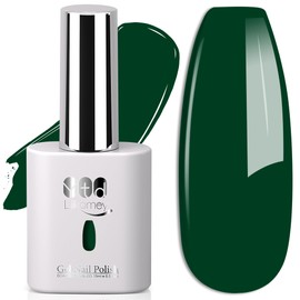 YTD Likomey Gel Nail Polish,15ml Emerald Green UV Nails Gel,Salon Home DIY Nail Art Manicure and Pedicure Gel Varnish,CS454