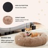 Sweetcrispy Calming Donut Dog & Cat Bed, Machine Washable Cuddle