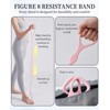 DAWZMR 2 PCS Figure 8 Resistance Bands for Women, 15