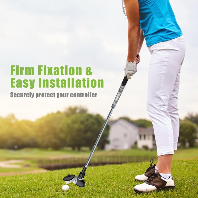 YOGES Adjustable Length VR Golf Club Handle for Meta Quest
