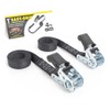 PowerTye - Endless Ratchet Strap - Easy Grip (Hookless), Black