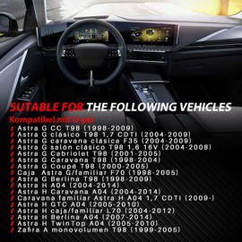 Merautop SJ Accelerator Pedal Sensor, Sensor Accelerator Pedal Position Replacement for Astra H A04 1.7 CDTI (2009-); Zafira A T98 (1998-); Astravan (2009-) Car Accessory # 9157998 848003 9193186
