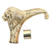 Humaira Nautical Solid Brass Lion Head Handle Wooden Walking Stick