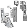 SPARES2GO 3363 3362 5.0 41.5 HETTICH Type Integrated Fridge Freezer