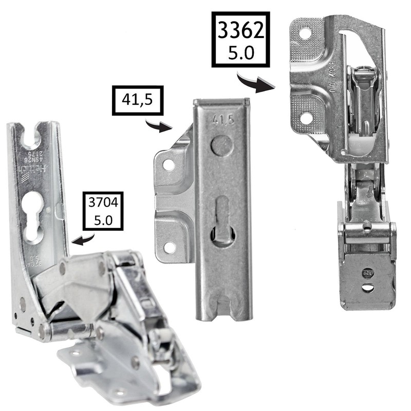 SPARES2GO 3363 3362 5.0 41.5 HETTICH Type Integrated Fridge Freezer