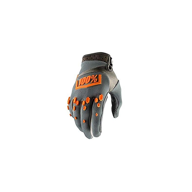 Inconnu 100% UNISEX ADULT AIRMATIC MTB Glove, Grey