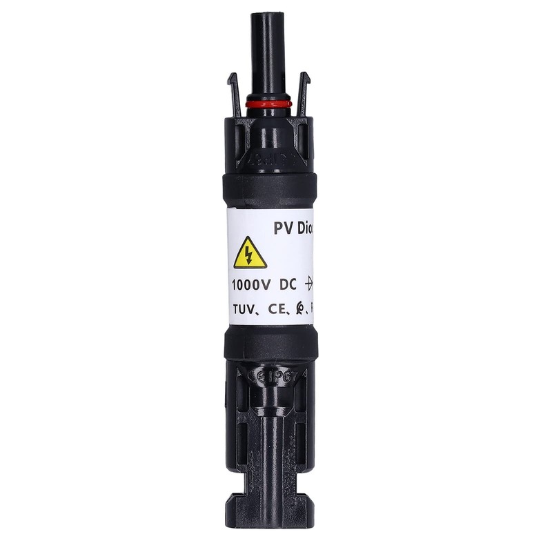 Solar Fuse Connector Eujgoov 1000V Waterproof Solar Fuse Holder Male