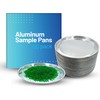 Aluminum Sample Pans for Moisture Analyzer (100 Pack) 90mm Round