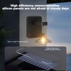 Ofenrd Outdoor Solar Powered Wall Light with Bulb Dusk to