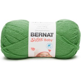 Bernat Softee Baby Grass Green Yarn - 3 Pack of 141g/5oz - Acrylic - 3 DK (Light) - 362 Yards - Knitting/Crochet