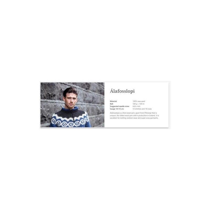 Alafoss Lopi Iceland Wool 0010 denim, Wool for Iceland Sweaters,