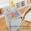Desktop Sensor Trash Can USB Charging Foldable Lid 9L Intelligent