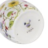Wildflower Pleated Water Basin (Large) + Ceramic Teaspoon/Fork 9 Pieces