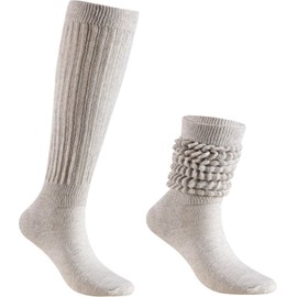 Galsang Women's Slouch Socks, Long Scrunch Knit Casual Socks for Girls (US, Numeric, 7, 11, Regular, Mixed Color 09)