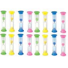 4 Sand Timer for Kids and Teens 2 Minute Sand Timer Great Dentist,Education Classroom Gift, 4 Assorted Colors