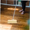 NOLITOY Bristle Broom with Long Handle Bristles for Indoor and