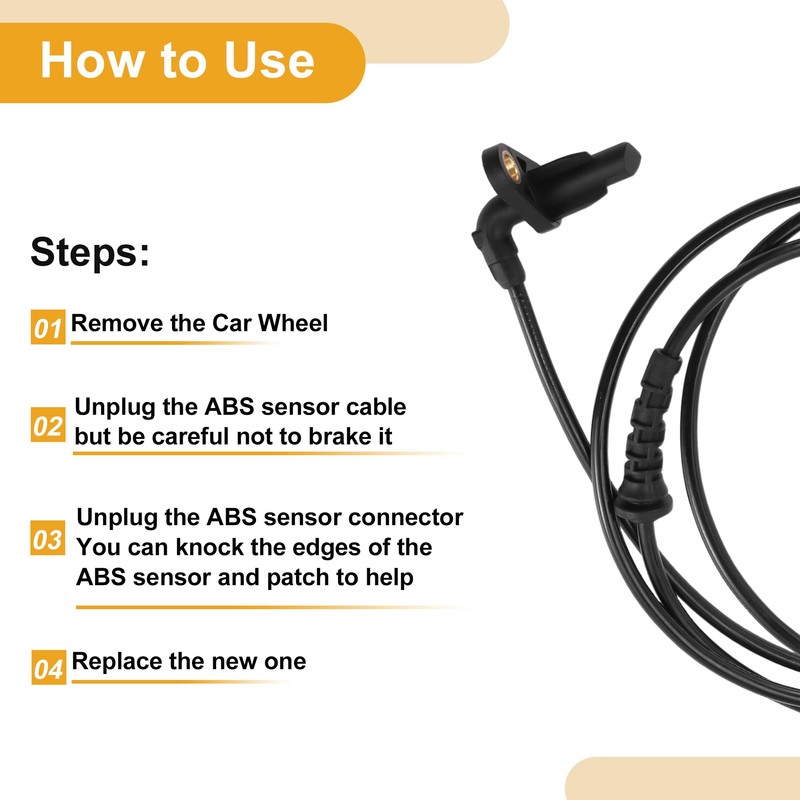 Partuto ABS Wheel Speed Sensor No.479003807R/0265008931 Rear Right ABS Sensor