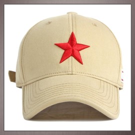 One Limitation CP417 Hat, Star Red, Simple, Brim, Cool, English Letter, Casual, Men's, Women's, Navy