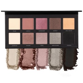 LaRoc PRO Pandora's Box Eyeshadow Palette - High Pigment Smokey, Nude and Neutral Matte & Metallics, Taupe, Brown, White, Gold & Black Eyeshadow - Eye Shadow Makeup Palette