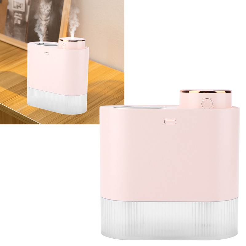 450ml Mini USB Humidifier High Capacity Double Spray Humidifier with