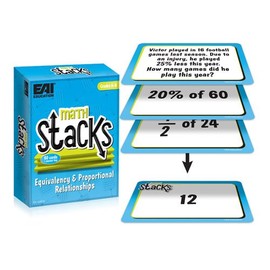 EAI Education Math Stacks Equivalency & Proportional Relationships Game: Grades 6-8