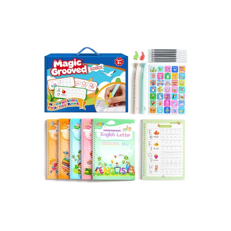 Magical Handwriting Workbooks Handwriting Practice Magic Copybook, Handwriting Aid Magic