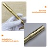 NOLITOY Copper Moxibustion Stick Roller, Brass Moxibustion Stick Holder Metal