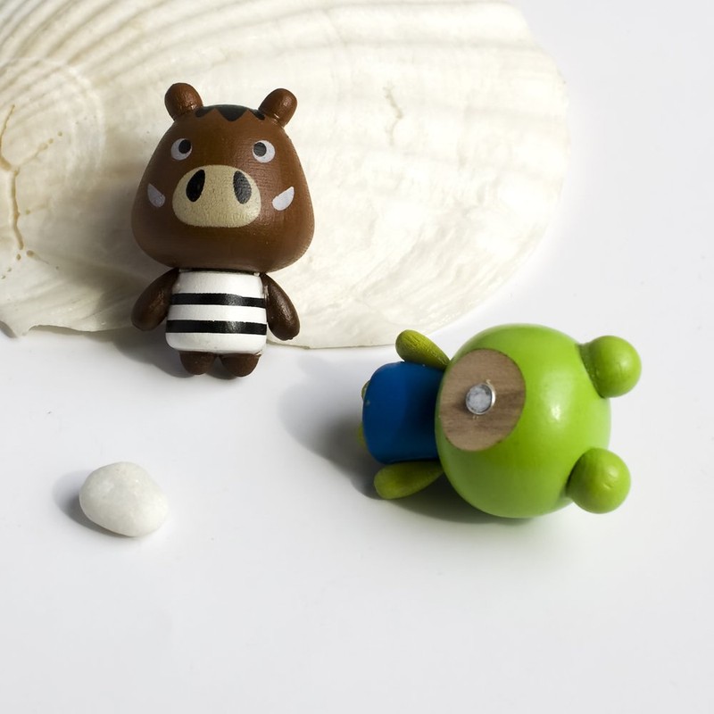 [Frog & Pig] - Refrigerator Magnets / Animal Magnets