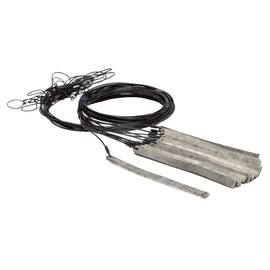 Rig'Em Right Waterfowl Pre-Rigged Texas Style Strap Weight Decoy Anchors for Duck Hunting (6-oz Strap Weight)