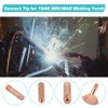 Welding Contact Tips, 20Pcs Copper Contact Tip for 15AK MIG/MAG