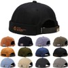 Cozyan Cotton Docker Cap Men Women Sailor Hat Harbour Hat
