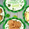 Fancy Land 30 Pcs St Patrick’s day Oval Paper Plates
