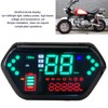 Motorcycle Speedometer, 60 V High-Definition LCD Display, Universal Motorcycle Speedometer,
