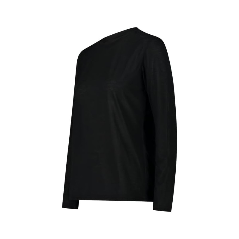CMP - T-Shirt Termica da Donna, Nero, 46
