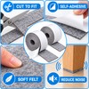2-Pack Self-Adhesive Felt Furniture Strips for Floor Protection – 39.4