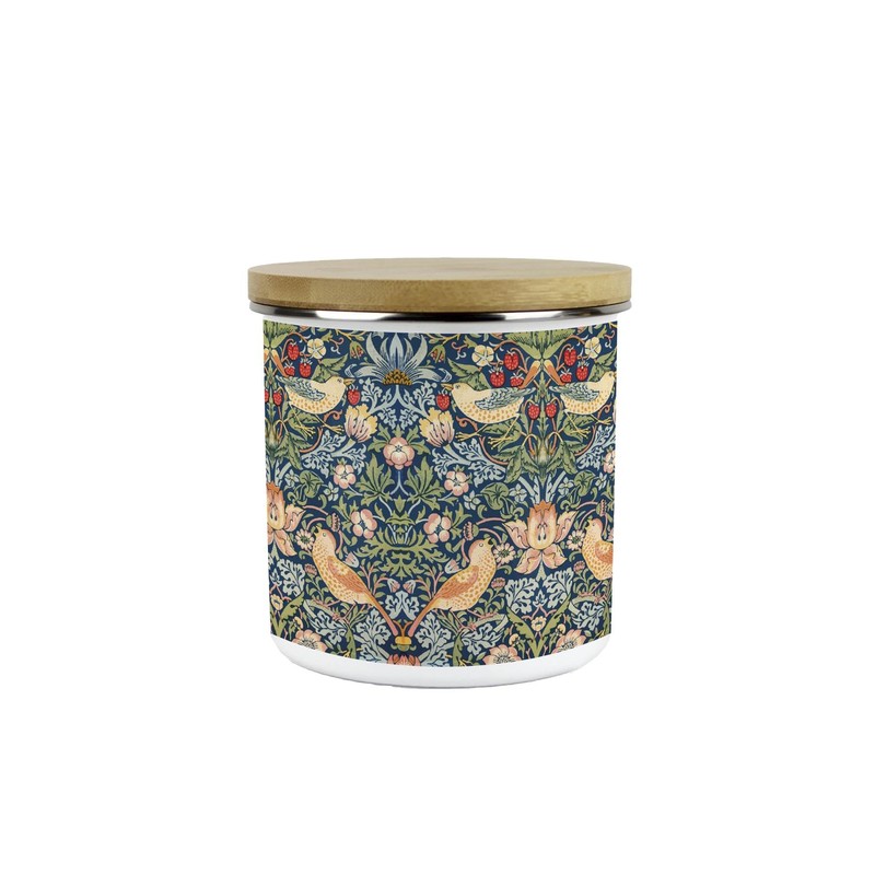 Purely Home Blue Strawberry Thief Kitchen Storage Canister - Morris
