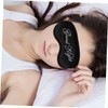 WOONEKY Travel Eye Mask for Airplane Sleep Large Silk Eye