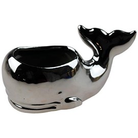 Silver Chrome Design Whale Nautical Bathroom Dish