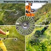 Indestructible Steel Wire Grass Trimmer Head,Weed Wacker Blade Eater, Weed