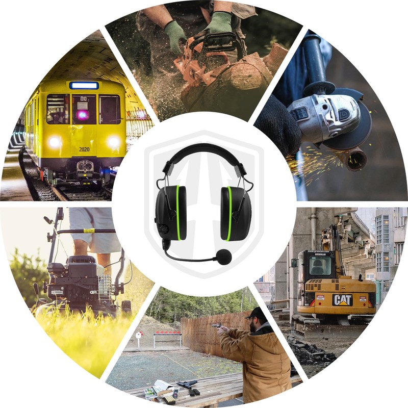 GREEN DEVIL Shield LD Active Hearing Protection - Electronic Hearing