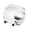 Black Silver Car Engine Oil Filter Cooler/Heat Sink Cover/Cap Aluminum