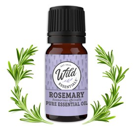 Wild Essentials Rosemary 100% Pure Essential Oil - 10ml, Therapeutic Grade, Made and Bottled in The USA