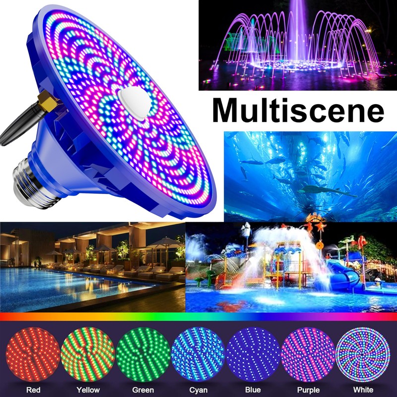 RGBW Pool Light Bulb for Inground Pools – 90W LED