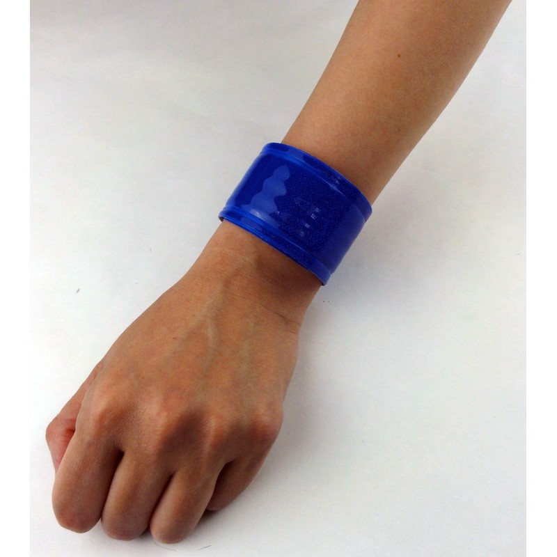 mizukei (mizukei) 2-in-1 Placket – /Reflective Wristband Blue Pack of 2 3205504 
