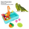 TOPINCN Pet Bird Shower Box Bird Shower Bathtub Accessories Automatic